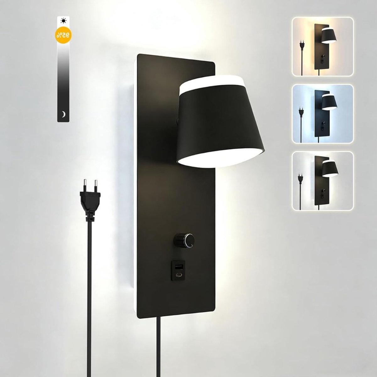 ApexArte® Bedlampjes Hoofdbord - Leeslampjes - Bedlamp Slaapkamer Volwassenen