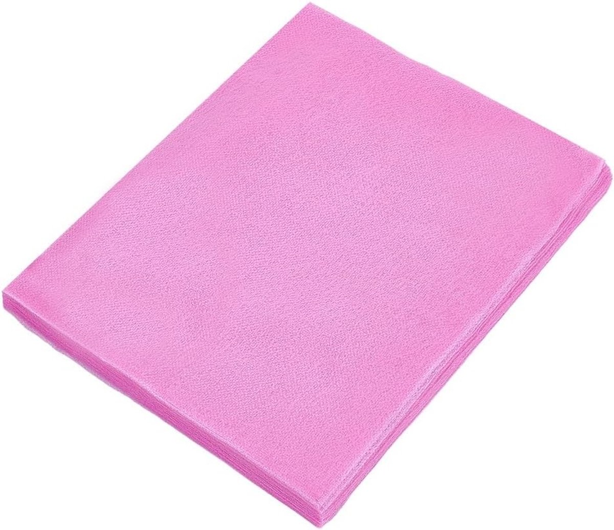 100 Stuks Vervangende Filterpapier voor Nageldust Collector - Roze Accessoires voor Manicure en Nagelkunst, Ideaal voor Salon en Thuisgebruik