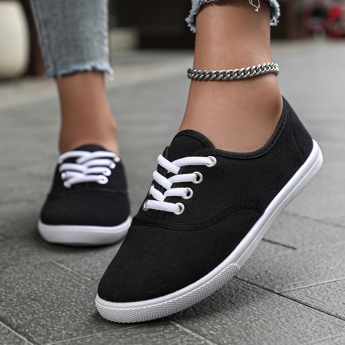Currero Schoenen Dames Sneakers Comfortabel Slippers Casual Volwassenen en 36.5 Zwart