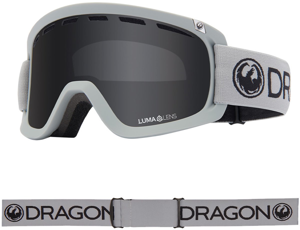 Dragon Alliance D2 Skibril - Grey/Dark Smoke