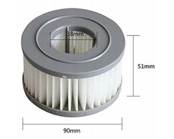 AreoSe - HEPA-filter voor JIMMY JV85/JV85 Pro/H9 Pro - 2 stuks