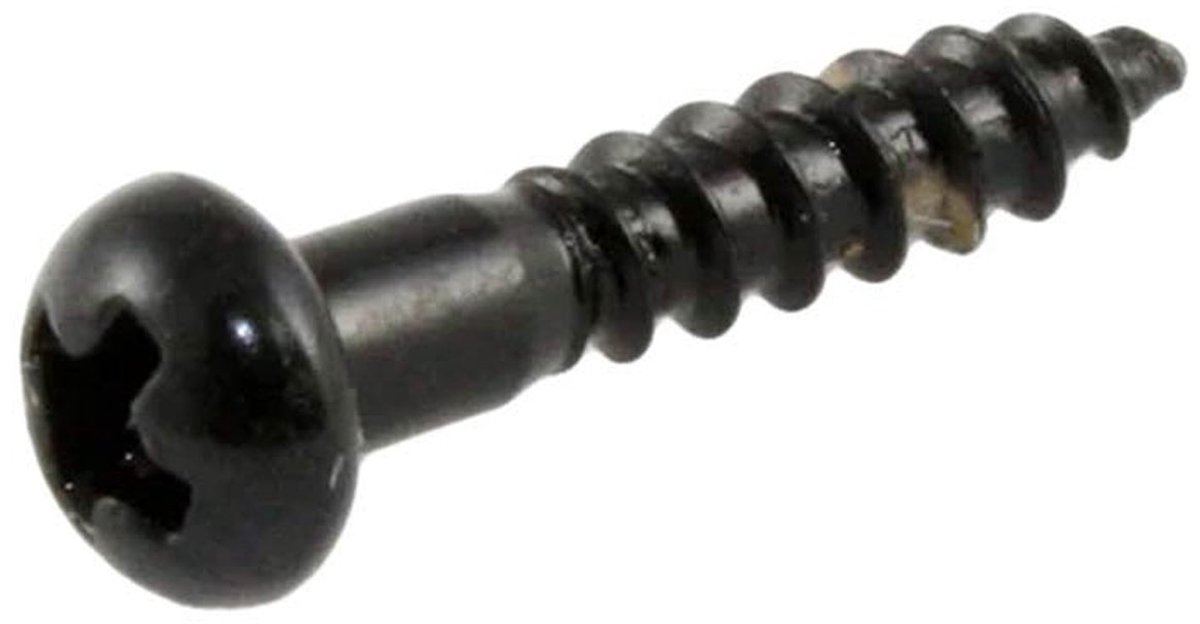 Allparts GS0006B03 Lange Zwarte Machinekopschroeven - 100 Stuks
