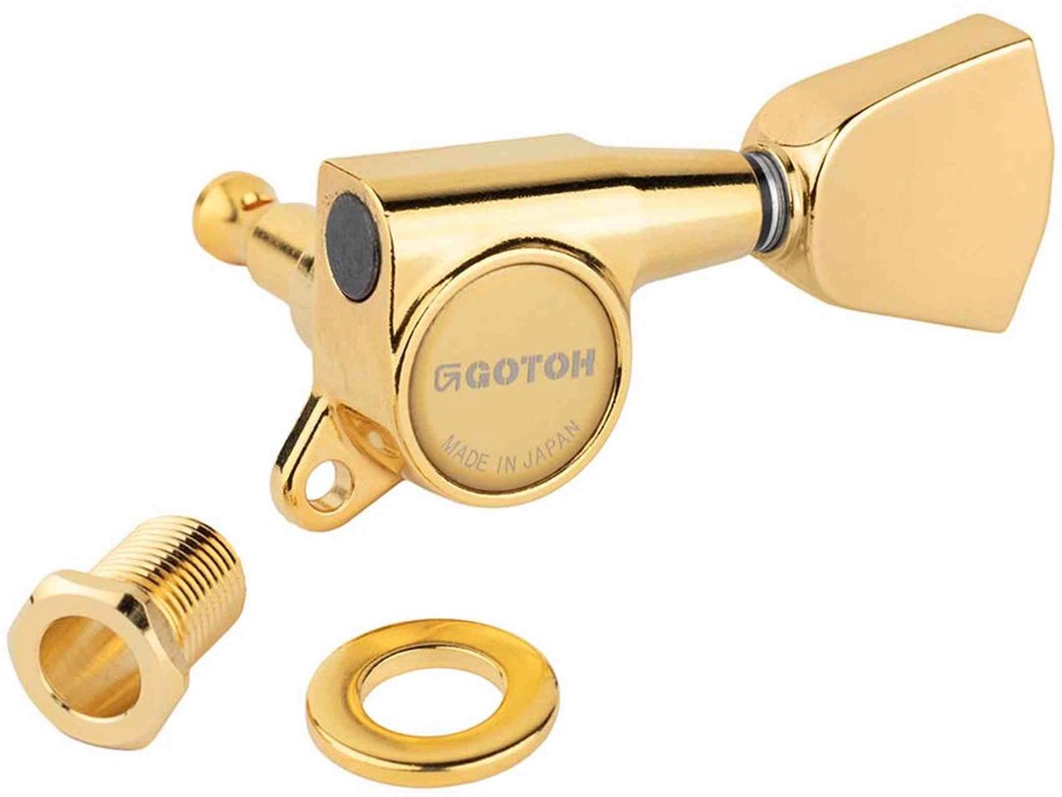 Gotoh GTH13806 SG381 stemmechanieken met 04 knoppen, 3L3R, goud