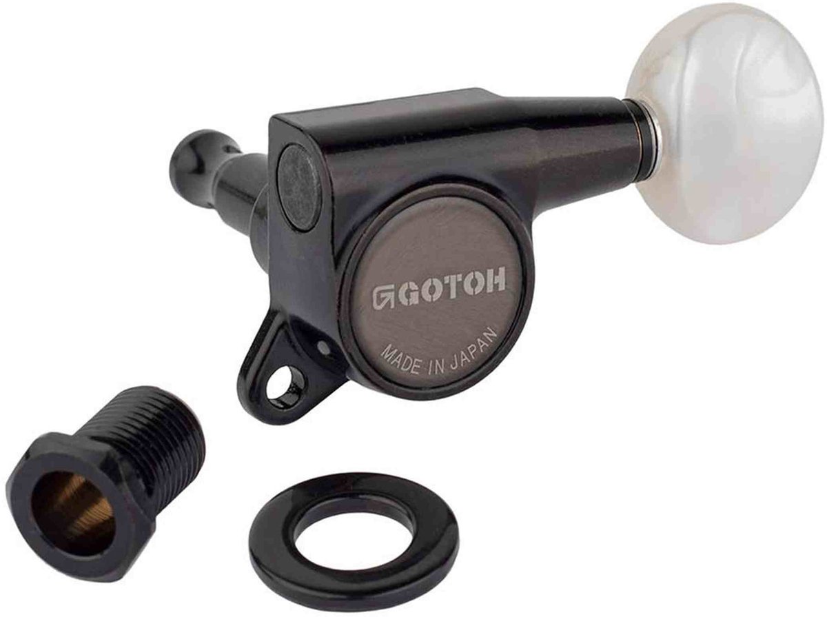 Gotoh GTH13827 SG381 stemmechanieken met 05PW knoppen, 6L, cosmo zwart