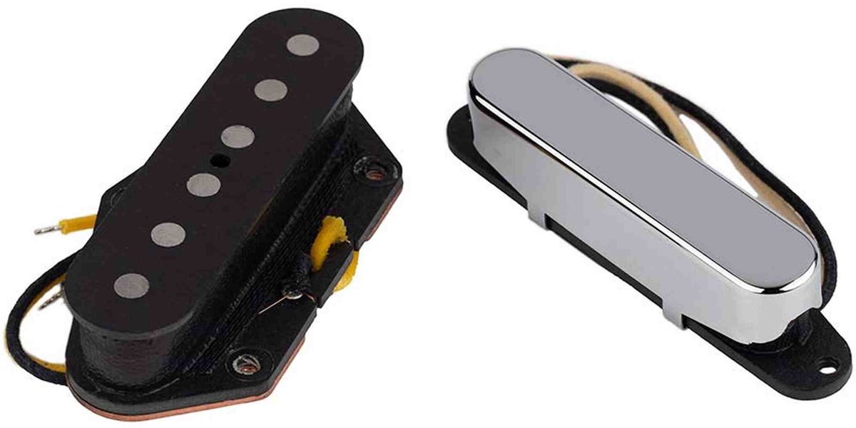 Lollar 10-104-15-2 Set Van Twee 52 T Single Coil Pickups - hals en brug, chroom