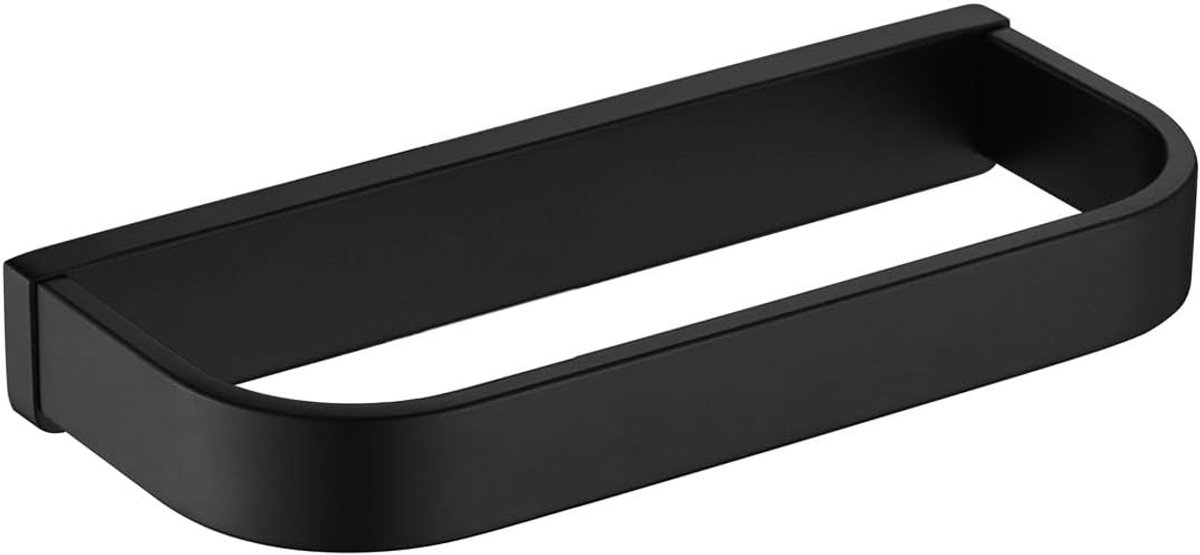 Handdoekring SUS 304 roestvrij staal mat zwart stijlvolle handdoekhouder hanger wandmontage