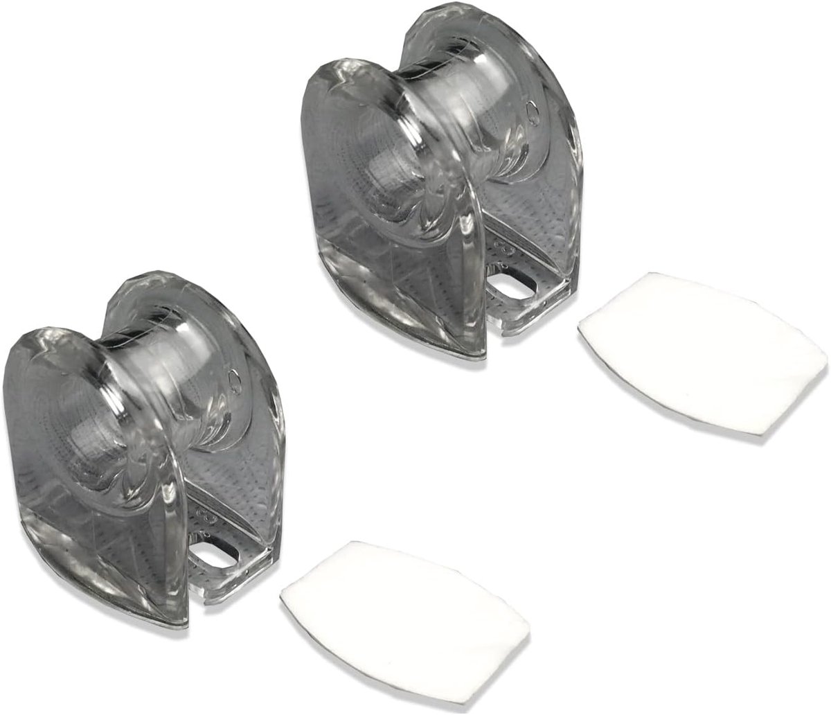 kettinghouder/kettingspanner - Kleur: transparant - voor bedieningskettingen (kogelketting) - 2 stuks