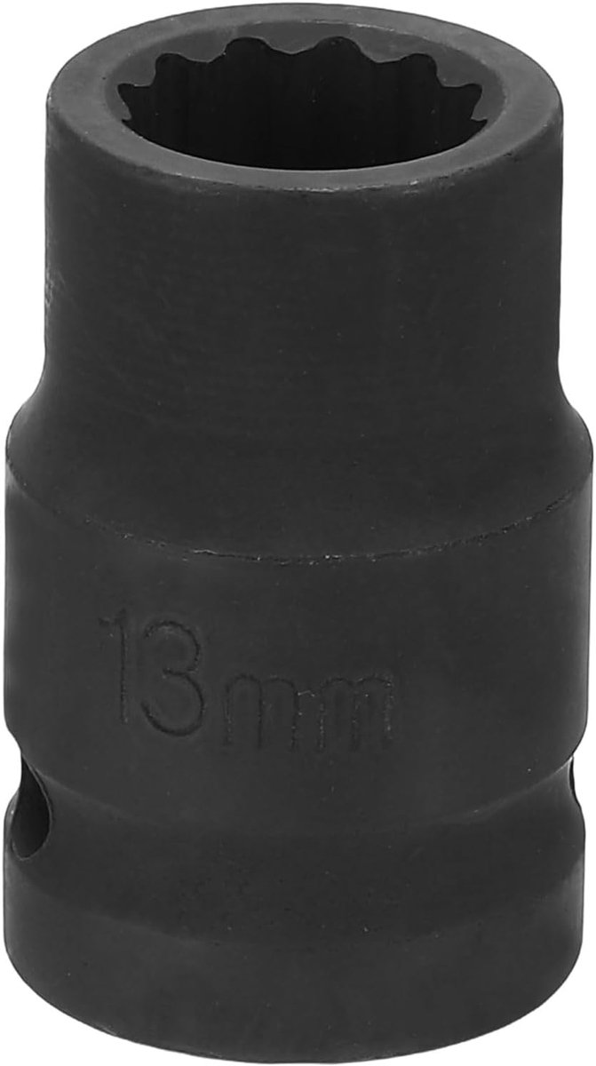 12-punts slagbus 1/2 inch aansluiting 13 mm metrisch Cr-V oppervlakkige slagmoer moersleutel voor autoreparaties