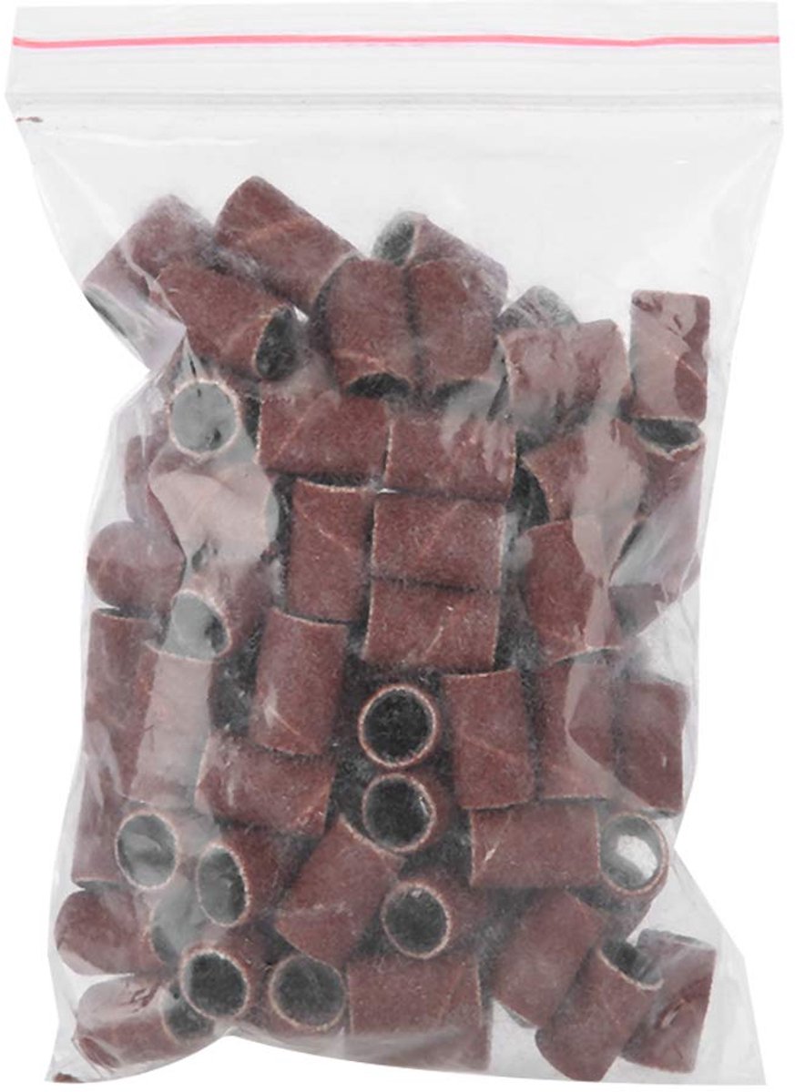 100 Stuks Nagelschuurbanden 180 Korrel Manicure Pedicure Nagelboormachine Accessoire Nagel Speciale Schuurringbanden Schuurstukset