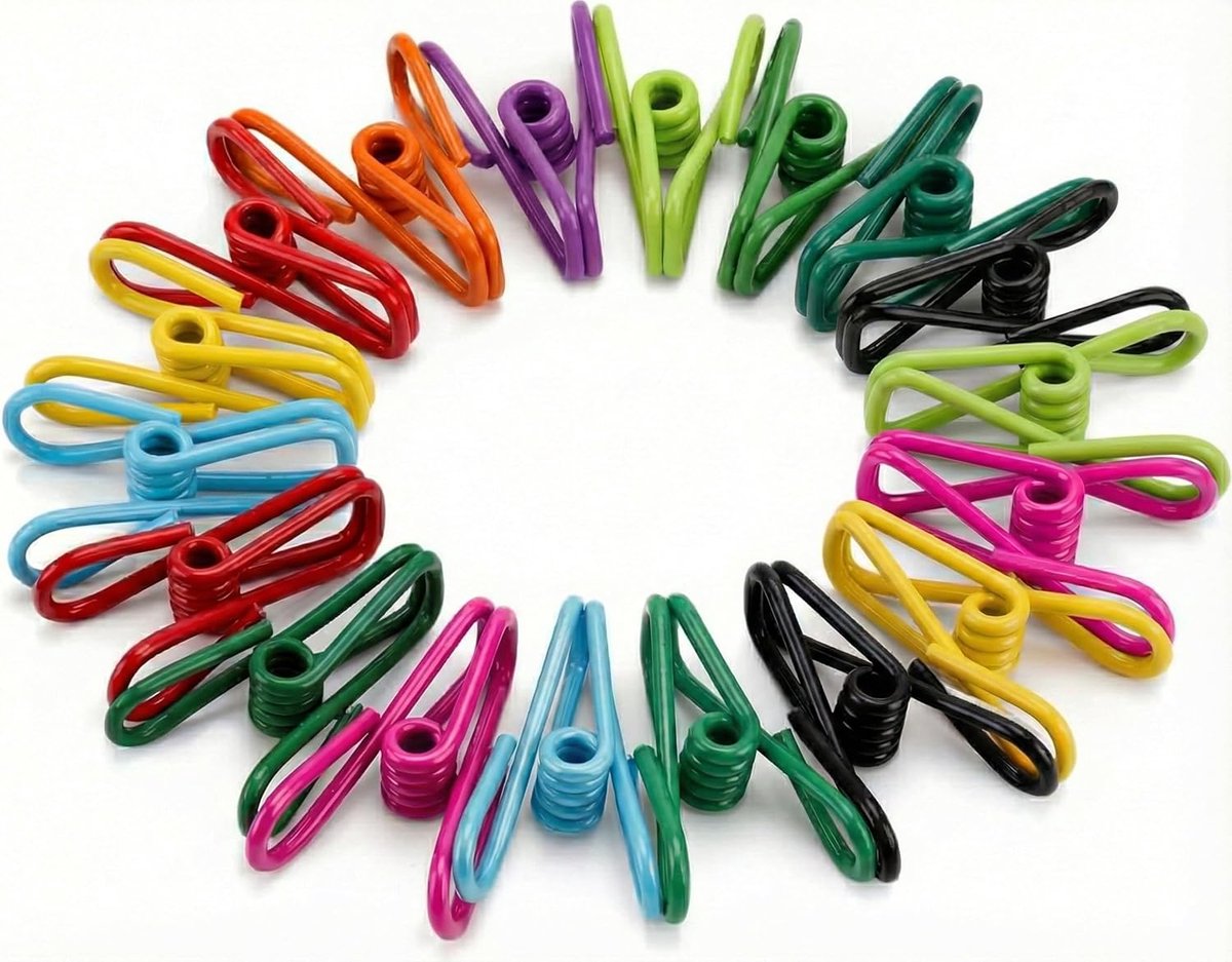 Pen PVC-gecoate clips, 2 inch, 18 stuks - Utility voor het verpakken van voedsel