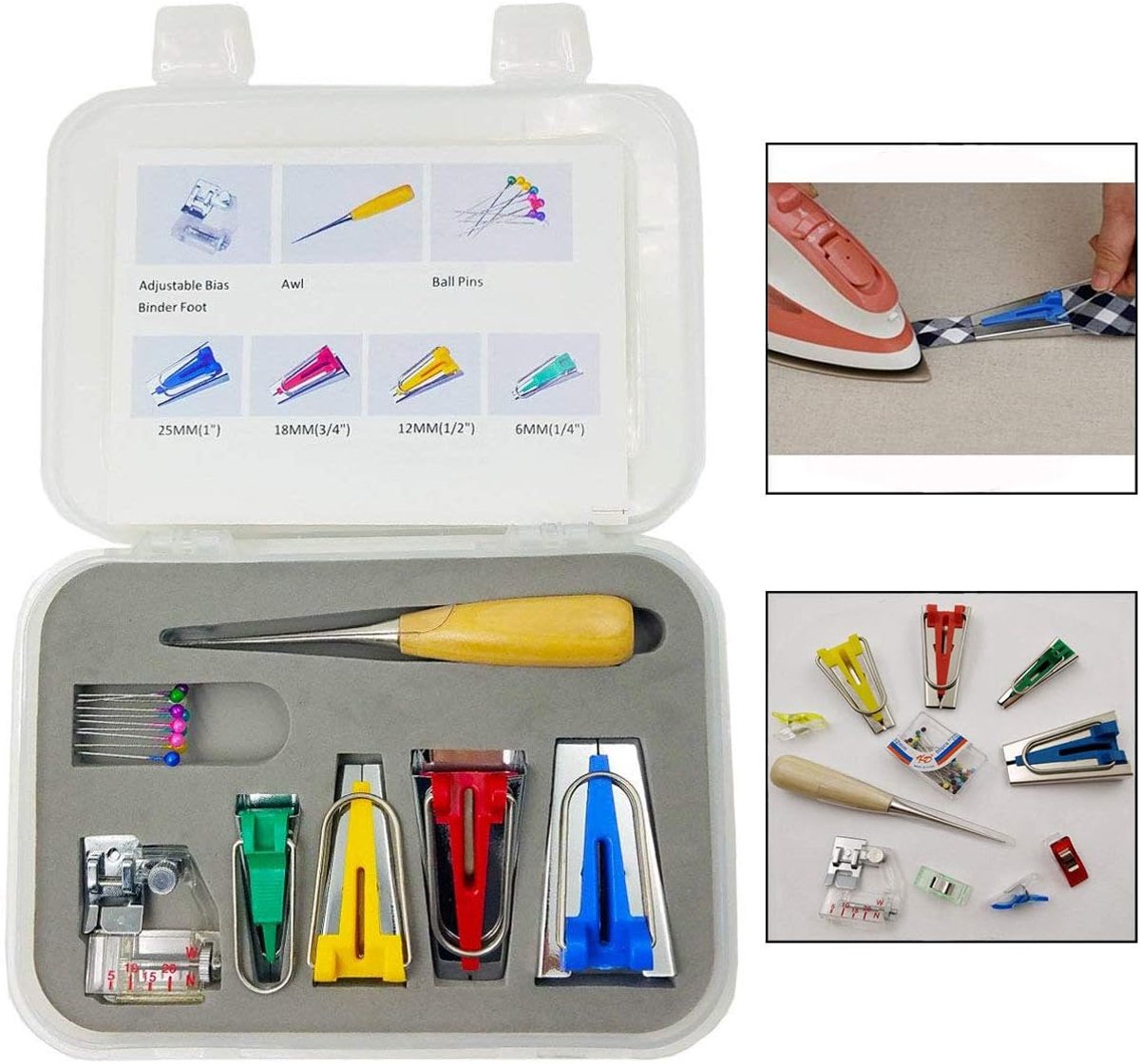 7 Stijlen Multifunctionele Naaimachine Gereedschap Naaimachine Accessoires Set, Stof Bias Tape Tape Binding Maker