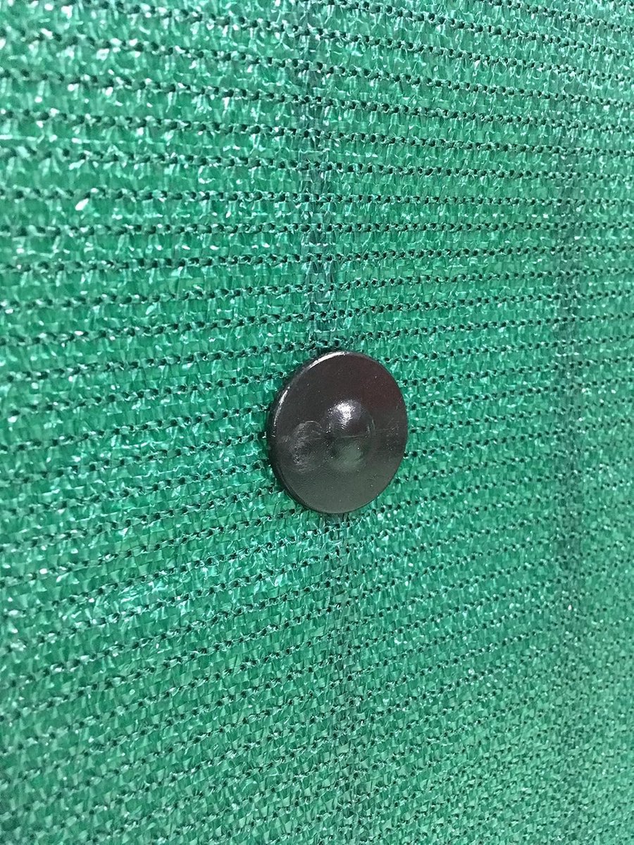 bevestigingsclips voor privacyschermen op stijve panelen (stangdiameter 5mm (3/16") | UV Behandeld | 30 Stucks, Kleur Zwart.