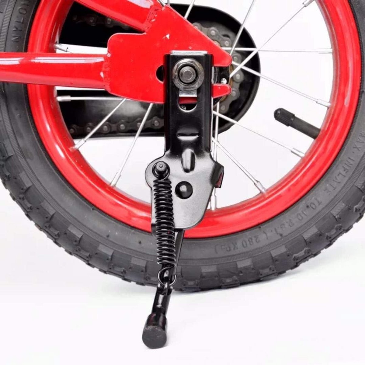 Legering Fiets Kickstand Enkele Antislip Fiets Zijstandaard Ondersteuning Achter Mount Stand voor 14 "16" 18" voor Kids Bike