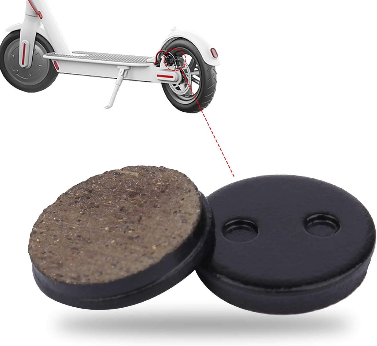 2 stuks remblokken voor Xiaomi M365 elektrische scooter remblokken