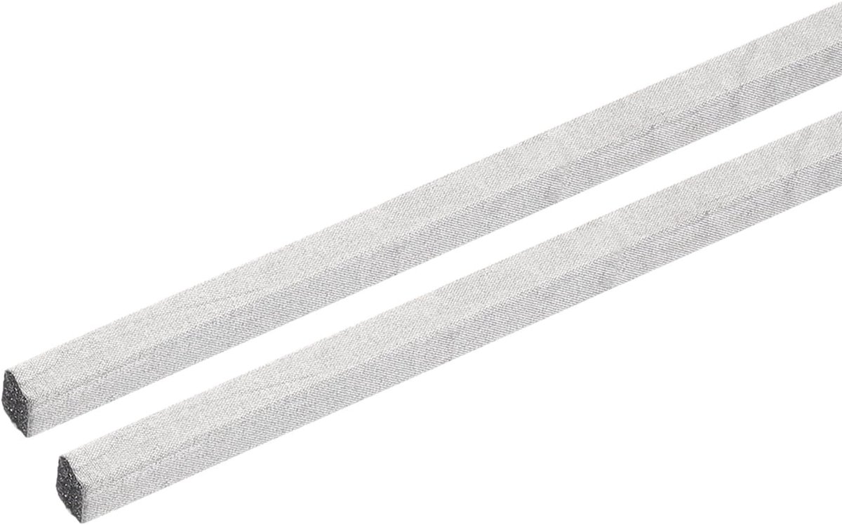 2 stuks RF Faraday schuimrubberen afdichting/geleidende schuimstrips, 100 mm x 6 mm x 7 mm voor het afdichten van RF-behuizingen/RF-afschermboxen