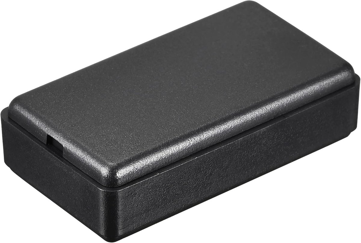 sourcing map 10 stuks mini stofdichte aansluitdoos 50 x 28 x 15 mm ABS voor elektrische projecten zwart