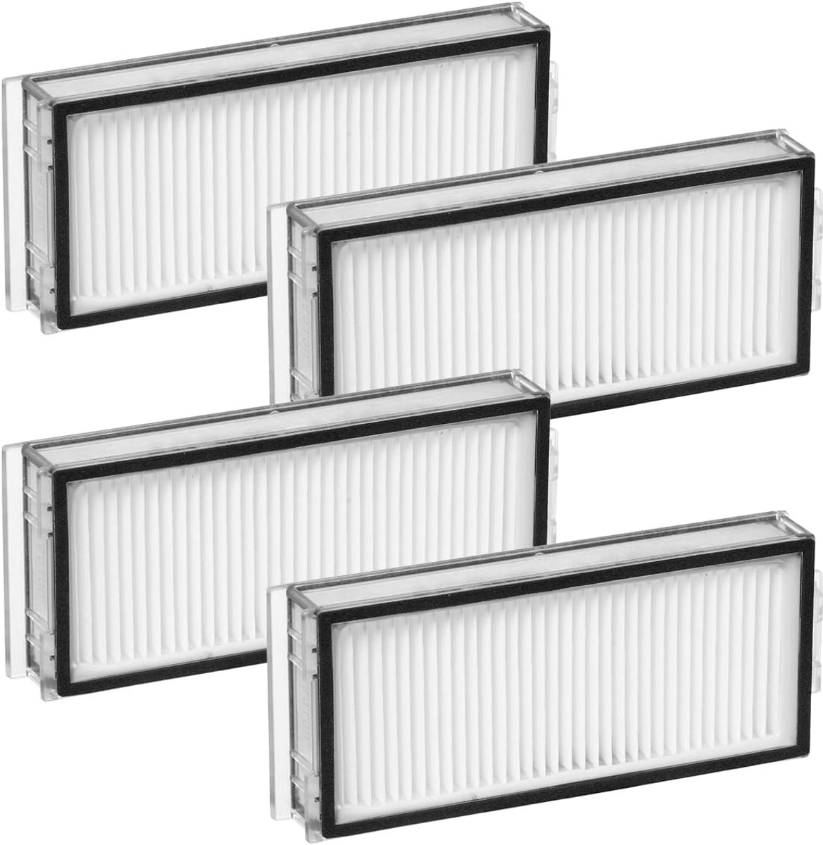 4 filters voor Roborock Q5 Pro+, HEPA-filter voor Roborock Q7+, Q5 Pro, Q7, Q7 Max, Q7 Max+, Q8 Max, Q8 Max+ reinigingsaccessoires, herbruikbaar, wasbaar