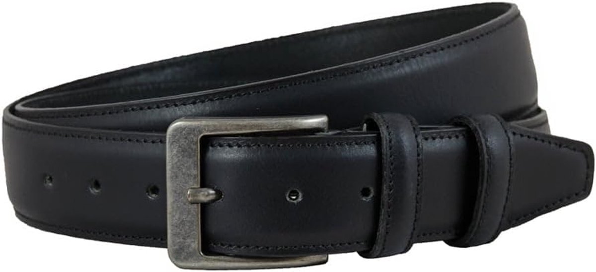 Premium Heren Riem - Breedte 4 cm - Brede Pantalon Riem - Hoogwaardig Volnerf Leer Broekriem
