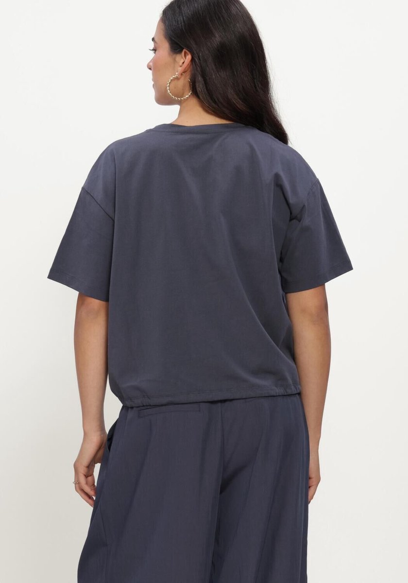 MSCH Copenhagen Mschdatte Tee Tops & T-shirts Dames - Shirt - Antraciet - Maat XS/S