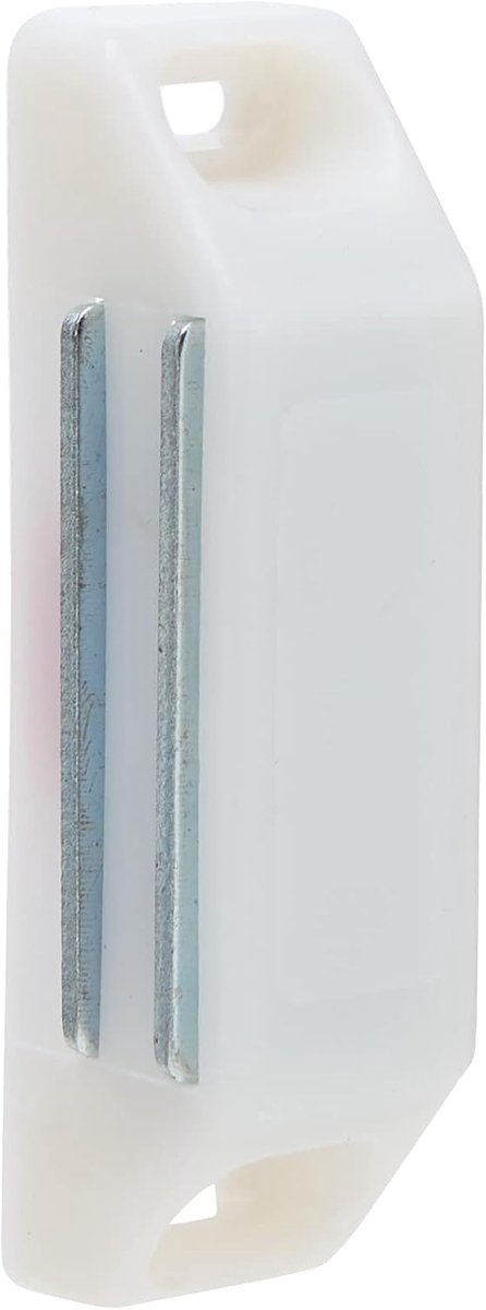 BH00394 4 kg grote, zeer belastbare magneetsluiting om te trekken, wit, 2 stuks