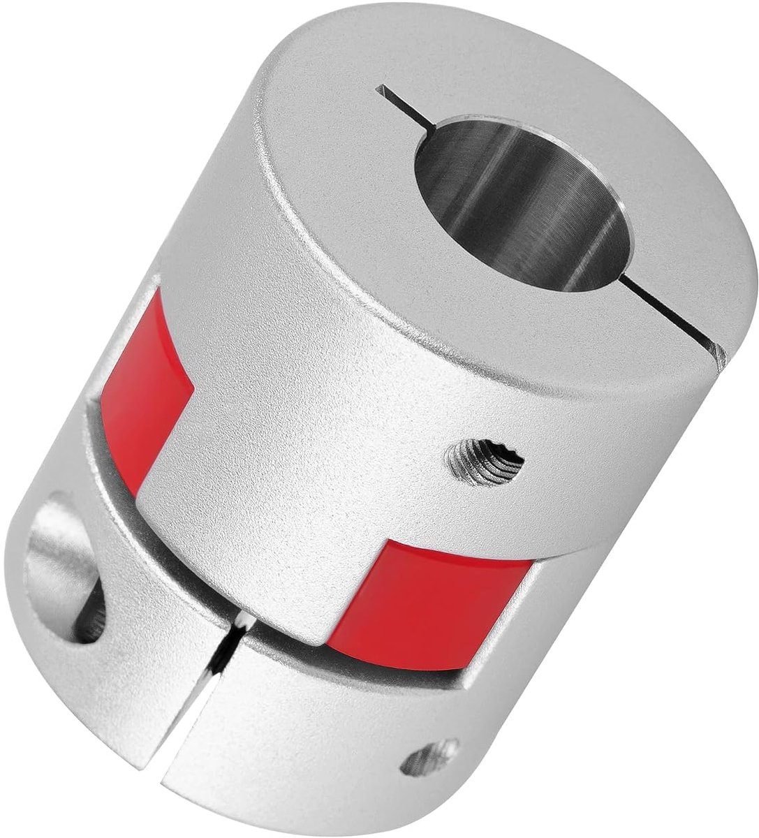 Koppeling van Pruiken D20 L25, Elastische Koppeling Spin Motor Aluminium door Pruiken As Voor Stappenmotor (6mm-8mm)