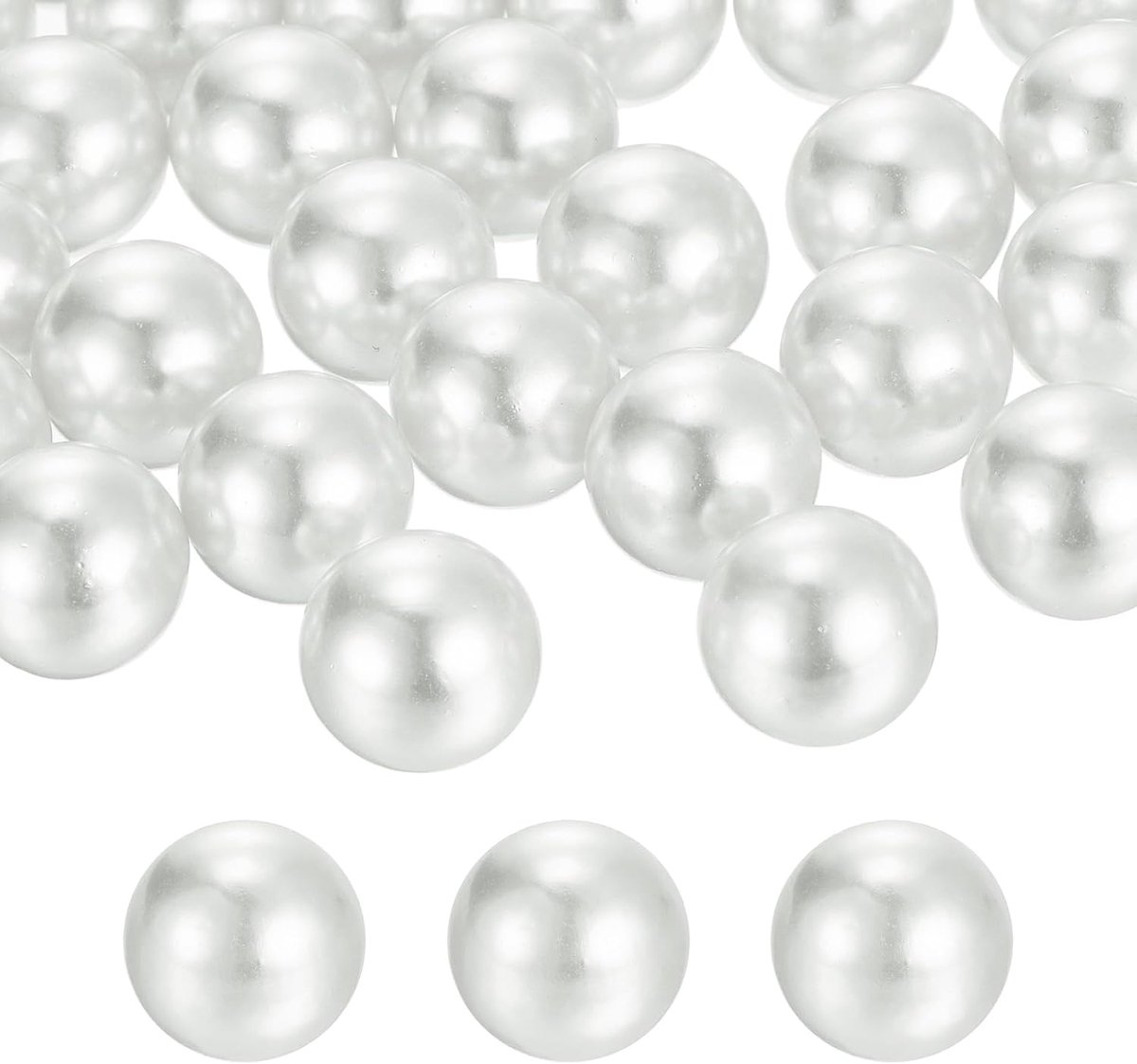 Kralen, ABS-kunstparels, vazenvuller, 300 g, ornamentvulling voor handwerk, middenstukken, sieraden, aquariumdecoratie