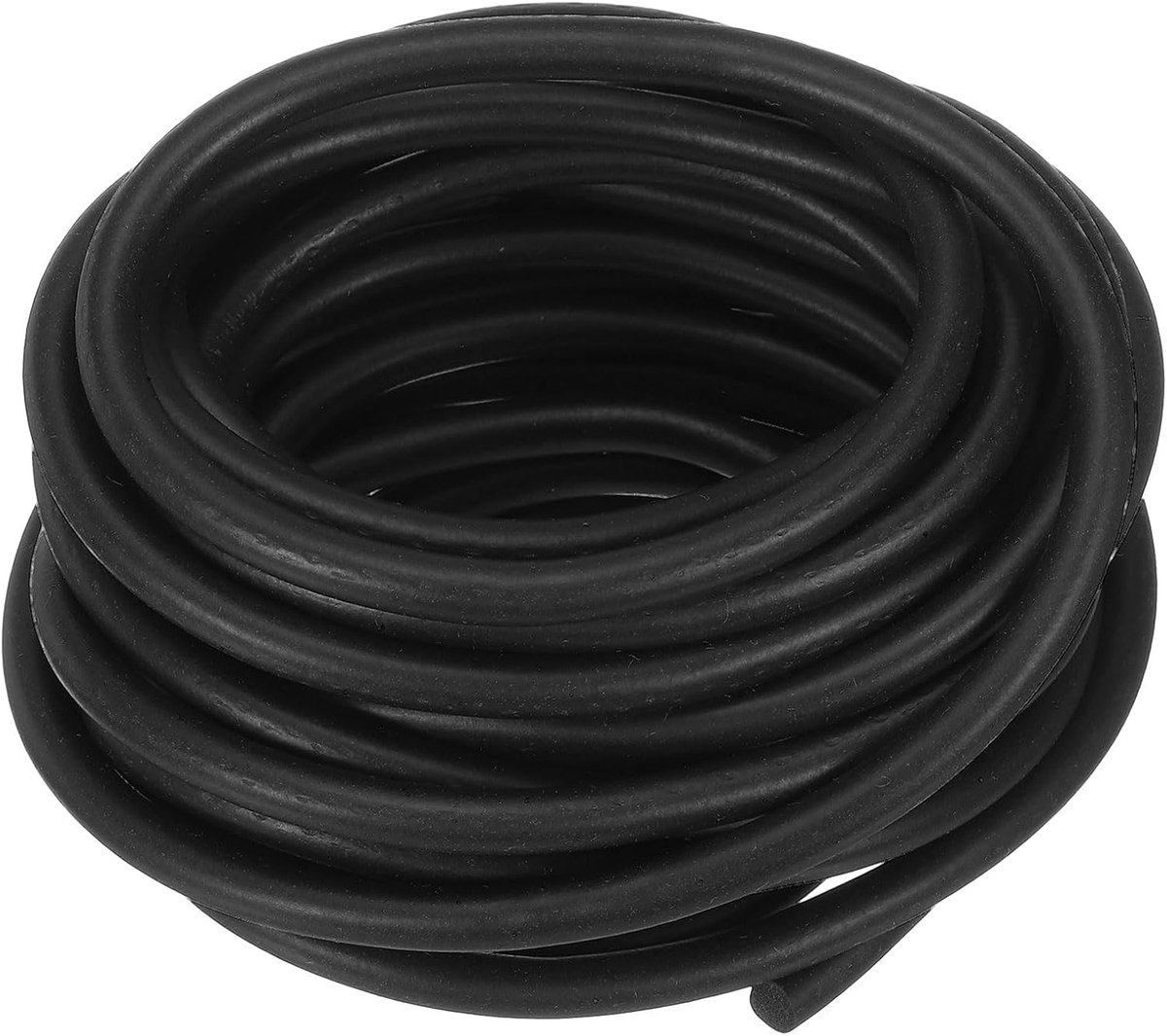 Afdichtingsstrips van silicone-schuim, 6 mm diameter, 5,5 meter lang, sponsrubber, weerbestendige strips, rond rubberen koord, stevig voor doe-het-zelf-magazijnen