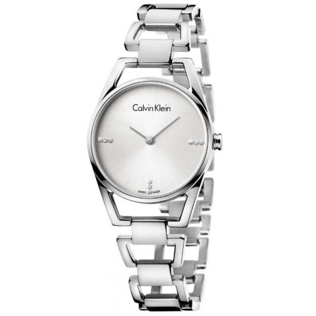 Calvin Klein Dainty K7L2314T Dameshorloge – Zilver – RVS Band – 30 mm – Quartz