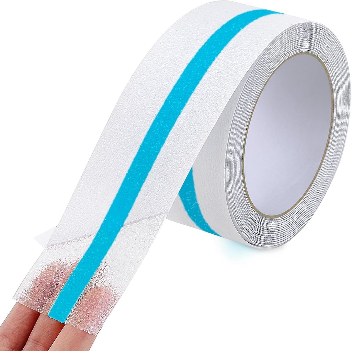 plakband licht op in het donker 5cm*10m, blauw | Antislip traptreden transparant, antislip plakband, voor binnen en buiten, waterdicht