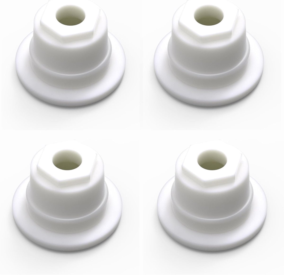 Scharnieren & Ladeondersteuningen. Compatibel met Type IKEA BISSA, Vervanging voor Onderdeelnummer 120292/10095065. (Gaatdiameter: 11,2 mm (0,44 inch))