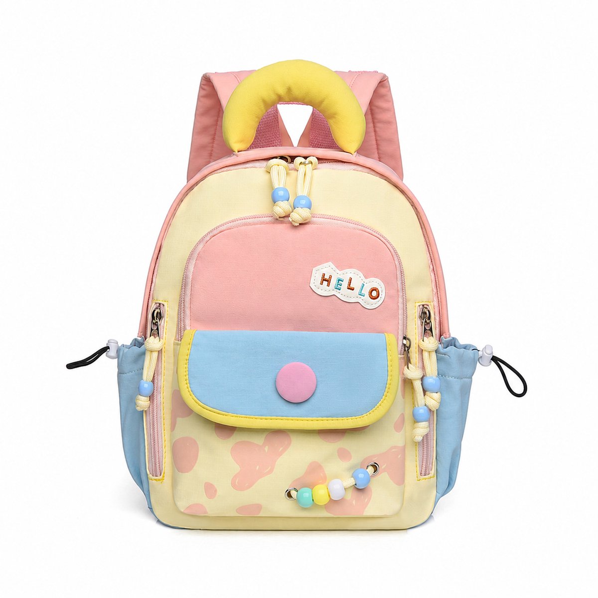 Kinder Rugzak – Kleuterrugzak – Waterafstotende Schooltas – Lichtgewicht – Voor School, Kinderopvang & Uitstapjes – Voor Jongens & Meisjes – Donkerroze – 23 × 11 × 30 cm – 1 Stuk