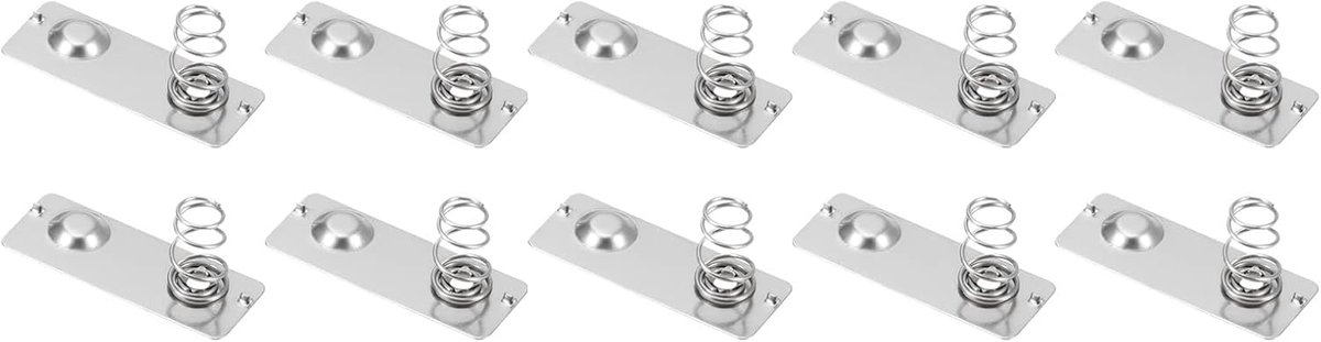 AA Batterij Platen x 20PCS Negatief naar Positief Converteren Veer Contact 29mm x 11mm