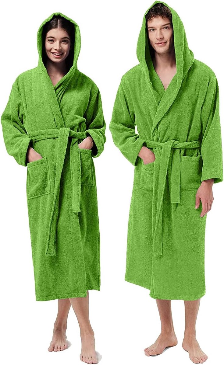 Sesal Uniseks badjas, ideaal voor thuis, spa, sauna, fitnessstudio, zacht en met een hoog droogvermogen