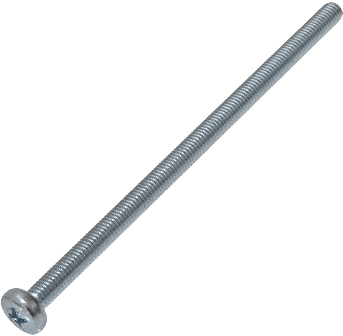 - C59911 - set van 10 metalen schroeven met cilinderkop M5x100 mm met PH2 - verbindingsbouten - DIN 7985 - hardheid 4,8 - van koolstofstaal - zilverkleurig