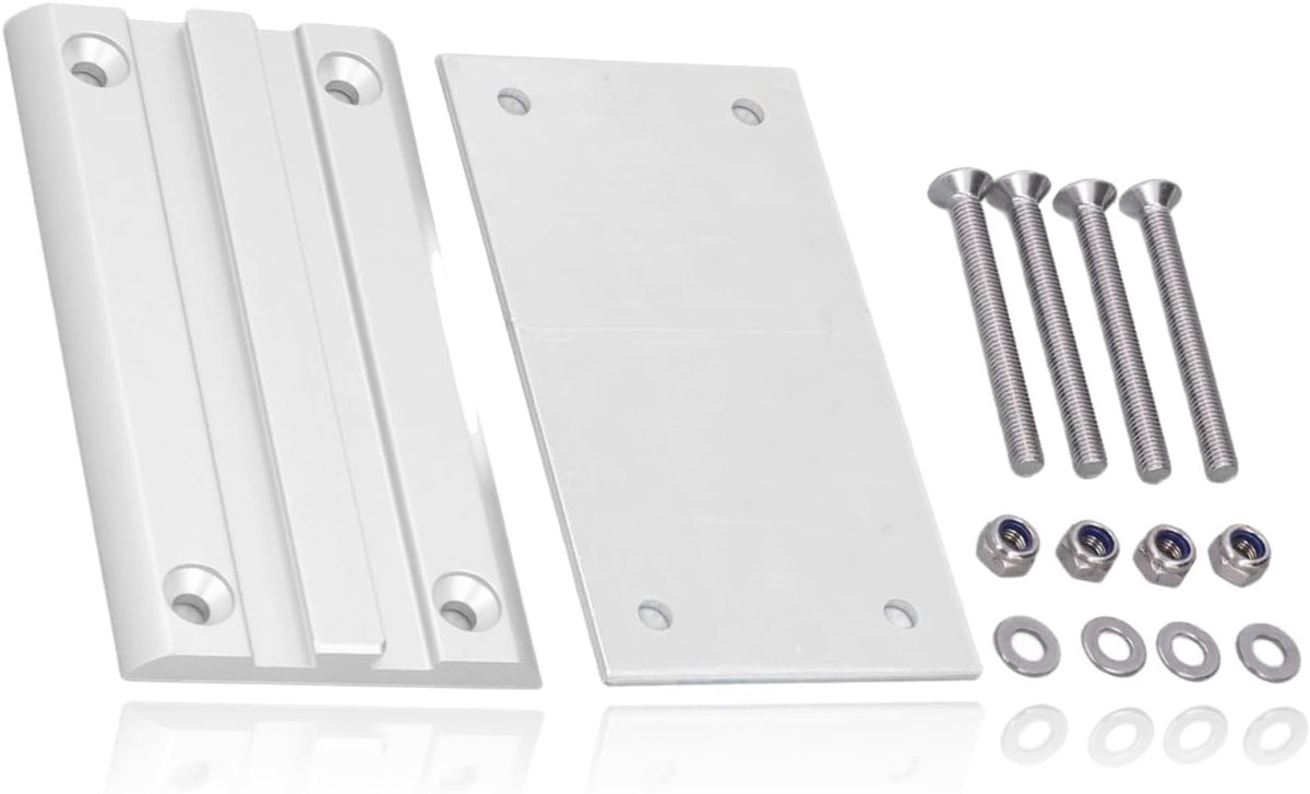 Rechthoekige Marine RV Tafel, RV Tafel Mount Verwijderbare Tafelpoot Beugel Aluminiumlegering Draaibare Surpport RV Accessoires Camping Tafels voor Caravan