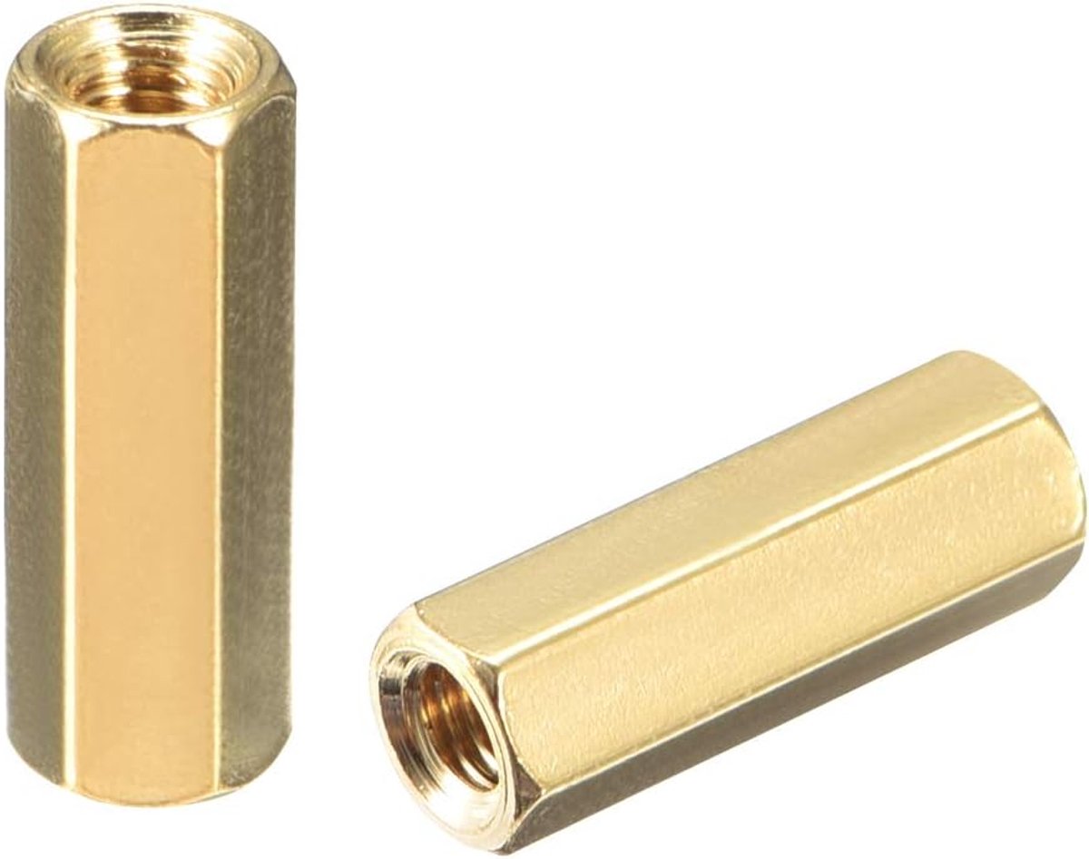 Map 100 stuks PCB recht messing binnendraad, afstandhouder Hex 3 x 5 x 12 mm 100pcs M3 14mm