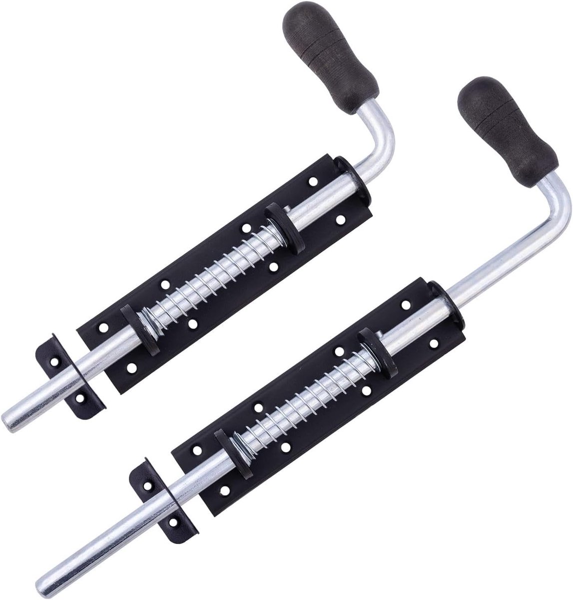 Slotgrendel, keuze uit 2 maten, 300 mm, 300/420 mm boutgrendel voor poorten, deuren, schuur, deurschuiver, boutvergrendeling