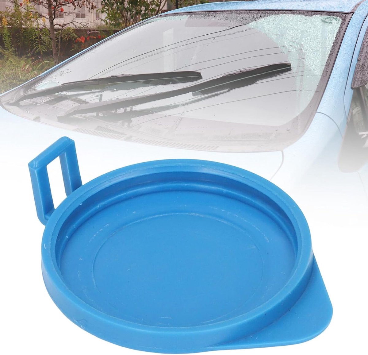 Wasmachine Fles Cap Plastic Blauw 643237 Ruitenwisser Water Tank Cover 407 3008 5008 C5 C6 Auto Ruitenwisser Radiator Cover