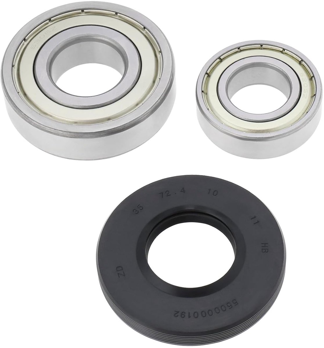 1 x lager- en oliekeerset voor wasmachine 00172686 172686 compatibel met Bosch compatibel met Siemens WXLP145AGB 10 Series