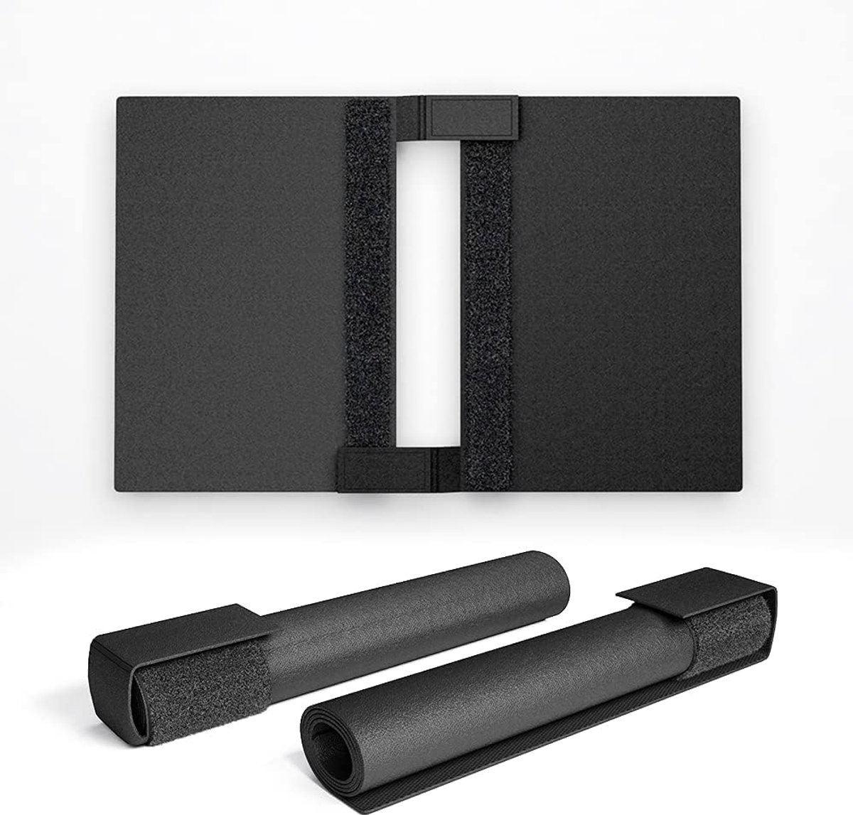Assistive Cover 13,14 inch met verstelbare haak & lus, waterdicht, pvc-materiaalafdekking voor boekenscanner op kantoor en thuis, zwart