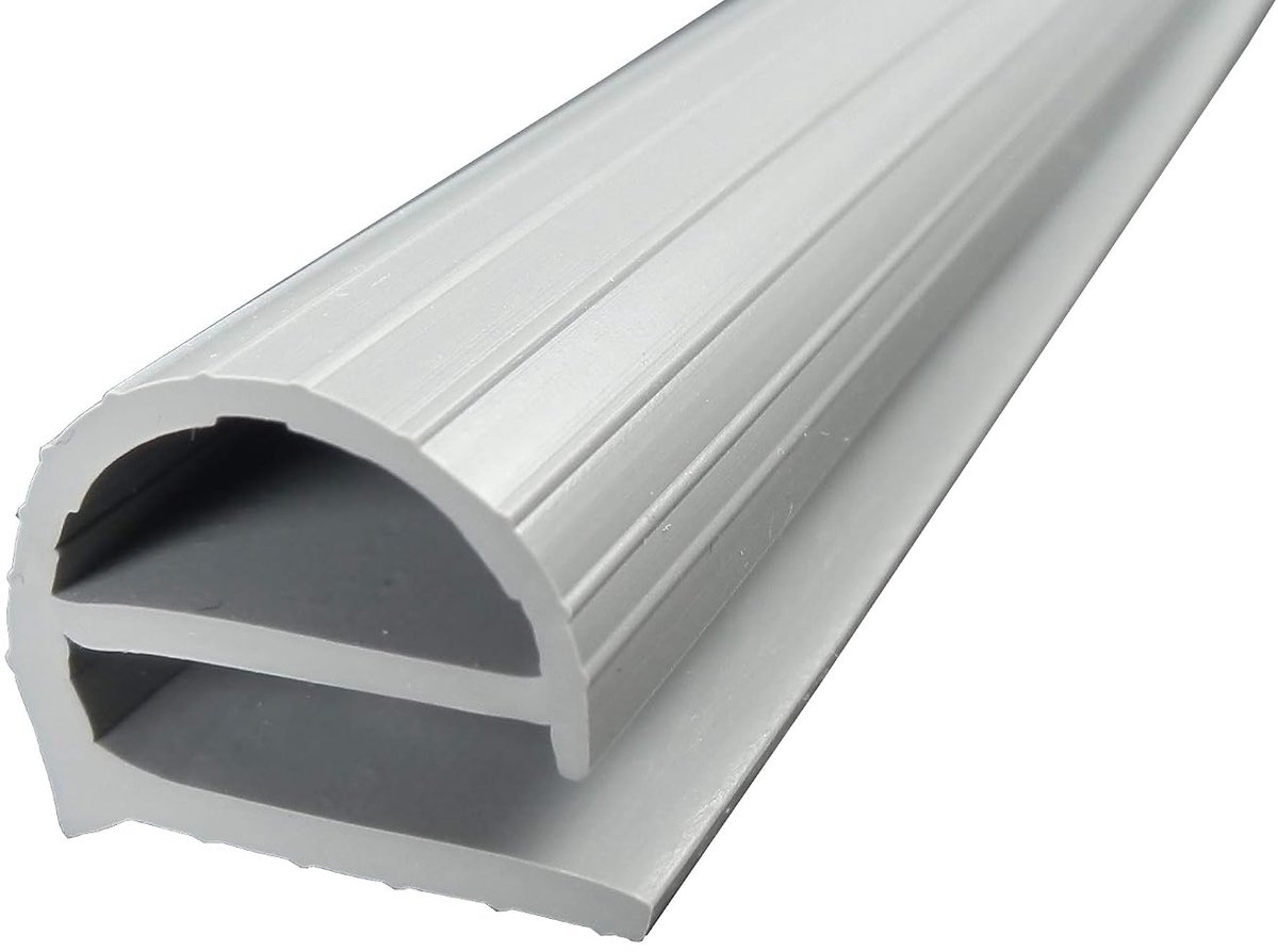 Afdichting - Profiel 104 - 2500mm - Kleur: Grijs (koelkastafdichting)