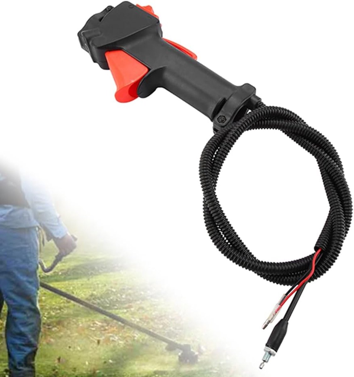 Trimmer Handvat, 26mm Strimmer Trimmer Handvat Schakelaar Gashendel Kabel Bosmaaier Accessoires Gereedschap Voor Strimmer Trimmer Bosmaaiers