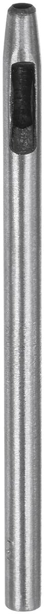 Gatstans voor leer, 3 mm, gereedschap voor het boren van ronde gaten, riem, koolstofstaal, individuele stans voor het snijden van armbanden, horloge, handwerk, leer, rubber, papier, stof