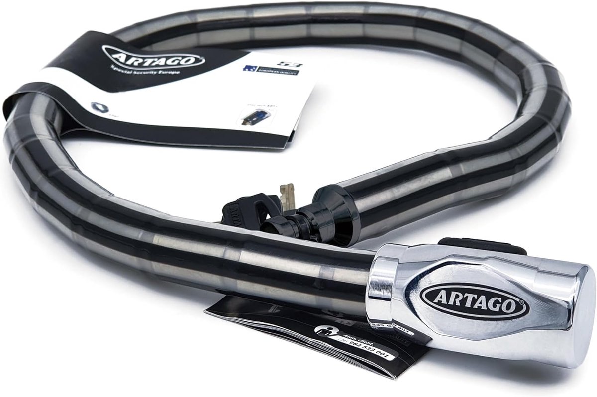 SnelShoppen - Artago Vouwslot 5310 Anti-diefstal 100 cm voor Motorfiets, Scooter en Fiets - Maximale Veiligheid, Duurzaam en Betrouwbaar