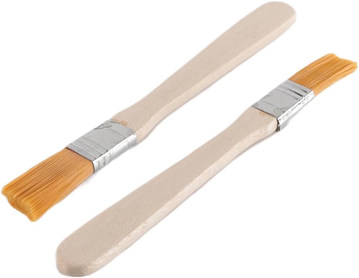 Set van 40 nylon kwastensets, houten handvat, schilderskwast, 12,9 cm, verfset, verfvlekken