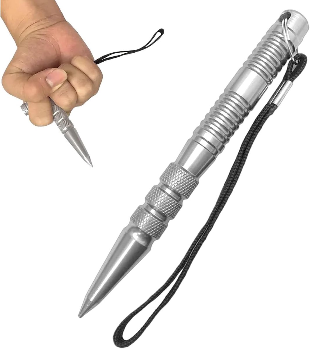 Sleutelhanger voor Vrouwen en Mannen, 2-in-1 Sleutelhanger met Sleutelkoord, Compact en Duurzaam, Geschikt als Cadeau voor Familie en Vrienden