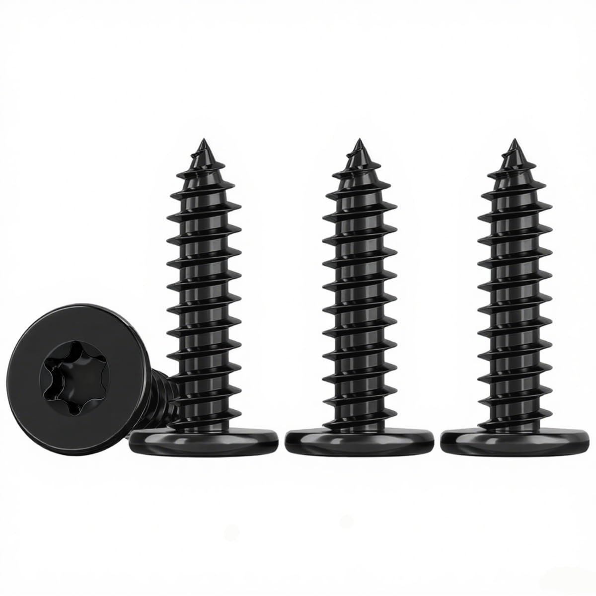 Roestvrijstalen Schroeven Hout Zwart M5 X 20 mm, 50 Stuks Schroeven Met Platte Kop Roestvrij Staal A2 V2A Plaatschroeven Ideaal Voor Binnen- En Buitentoepassingen