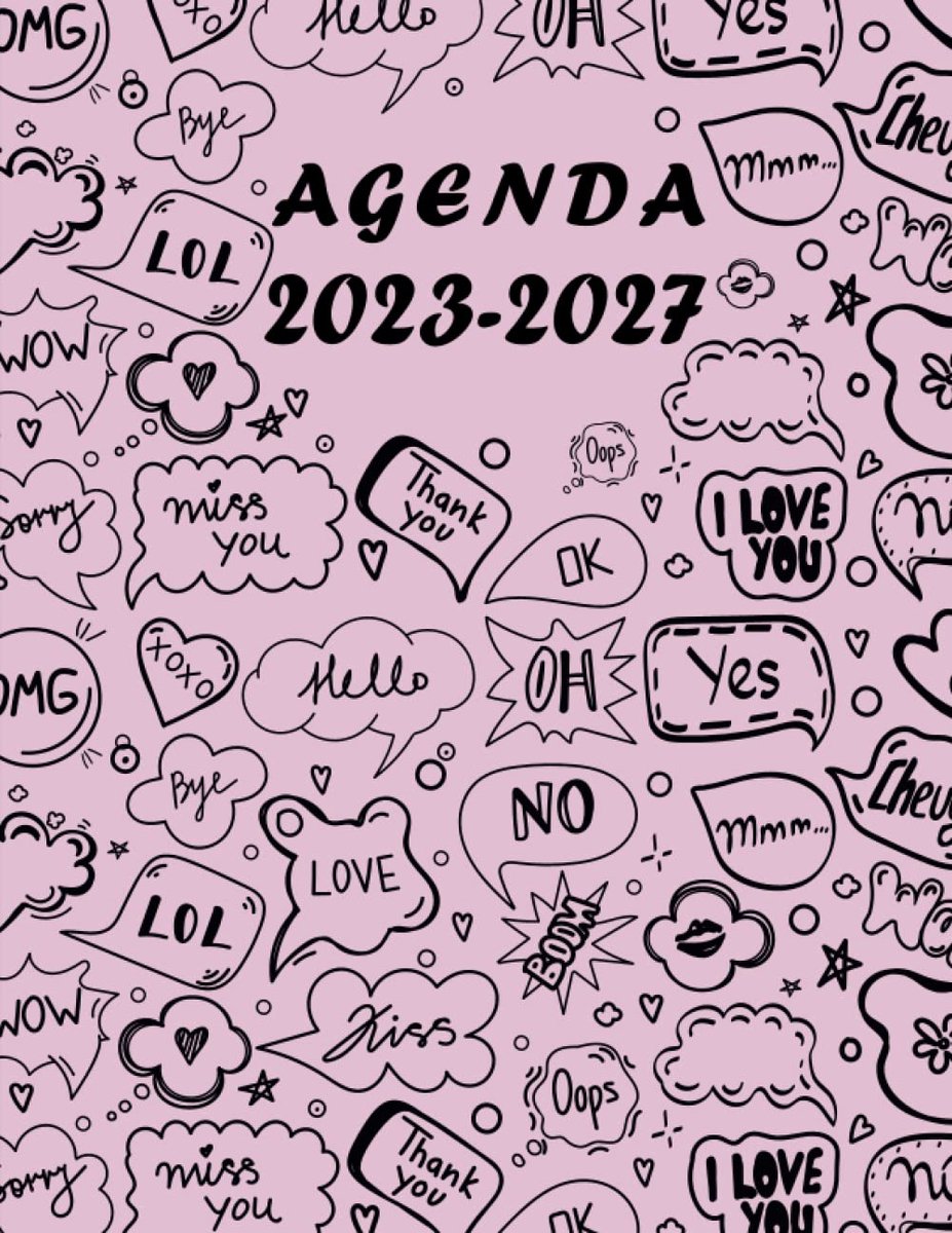 SnelShoppen - Agenda 2023-2027 | 60 Maanden Planning | 205 Pagina's | Grote Formaat 8,5x11 | Maandelijkse Planner voor Doelen en Organisatie