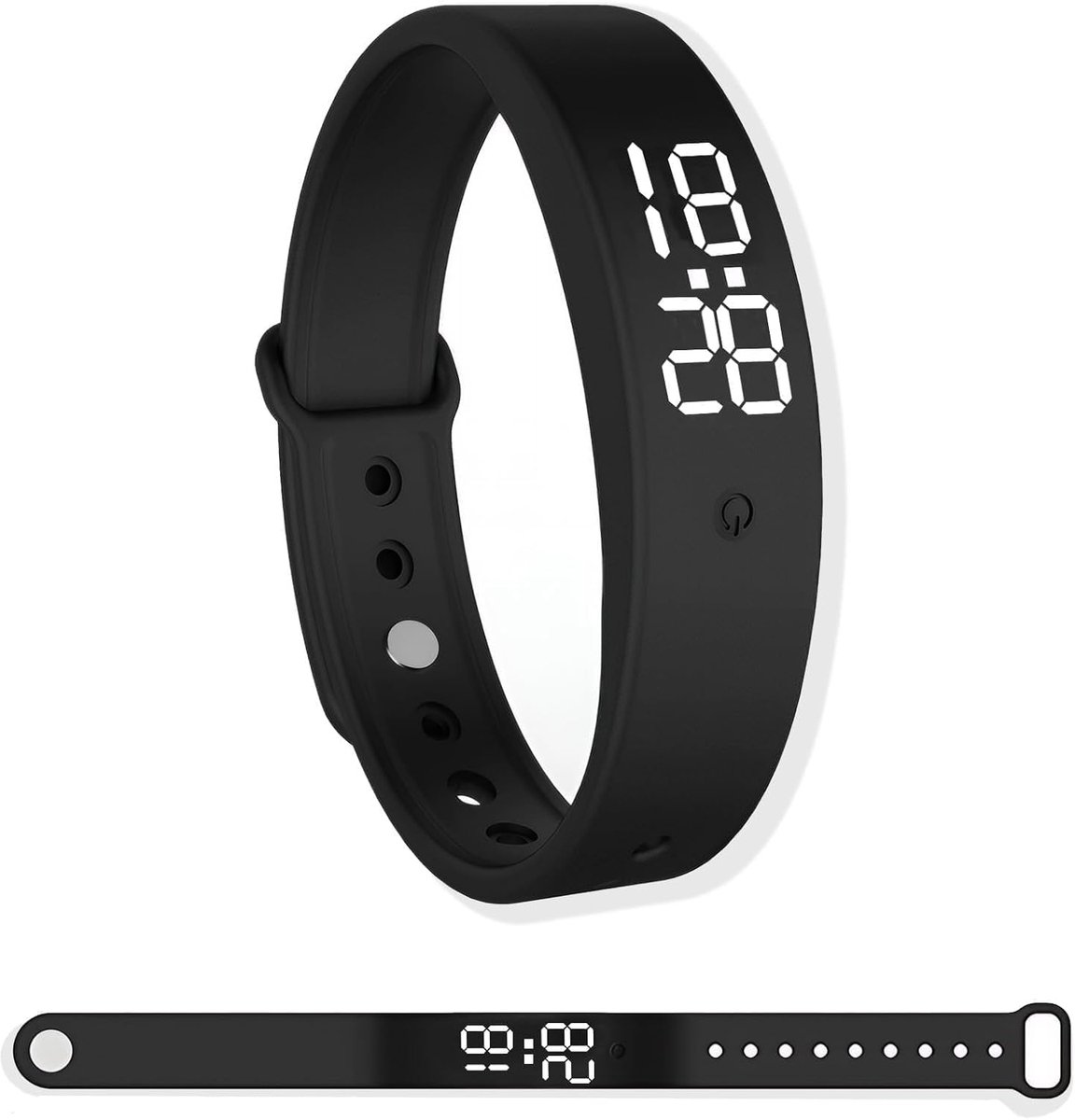 Thijox - Armband met Vibrerende Wekker, Stil Alarm, Medische Herinnering, Waterdicht, Geschikt voor Kinderen en Volwassenen, Perfect voor Thuis en Ond