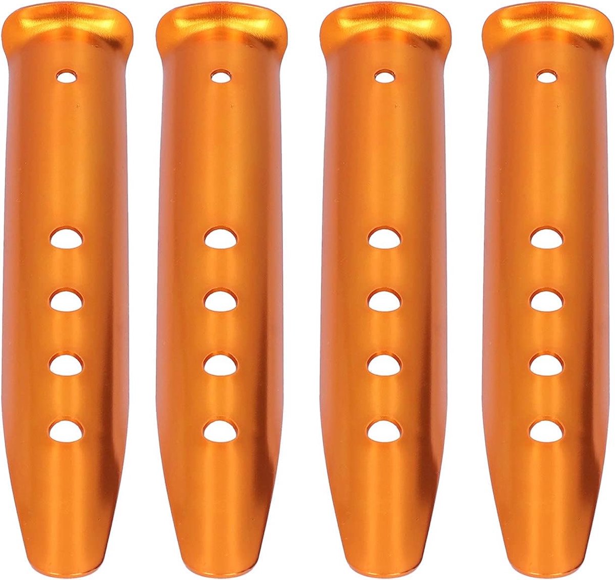 SnelShoppen - 4 Stuks Aluminium U-vormige Haringen 23cm Voor Zand, Sneeuw, Zachte Bodem, Tentstaken Camping, Strandstaken, Lichtgewicht en Duurzaam